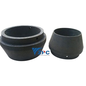 wear resistant ceramic liner – RBSC (SiSiC) cone
