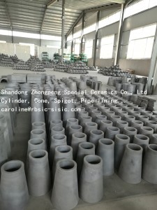 Wear Resistant Cyclone Silicon carbide cylinder, cone, spigot manufaturer factory in mining, petrochemichal, power plant, chemical industry