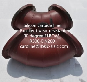 SiC ceramic wear solutions: pipe lining, tiles, blocks, plates, Elbows