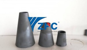 Wear resistant silicon carbide cone liner and spigot in the mining industry