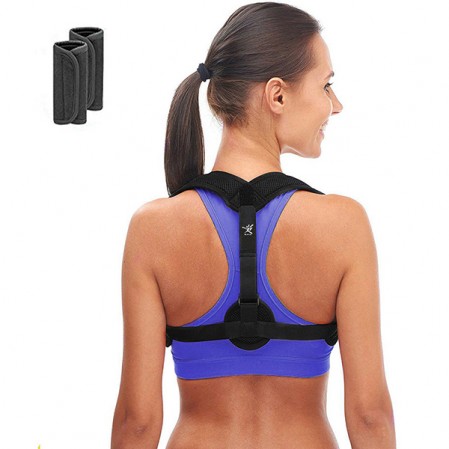 China Cheap price Adjustable Posture Correct - Logo Customized Service Back Straightener Posture Corrector back brace back support for Women & Men – Rise Group