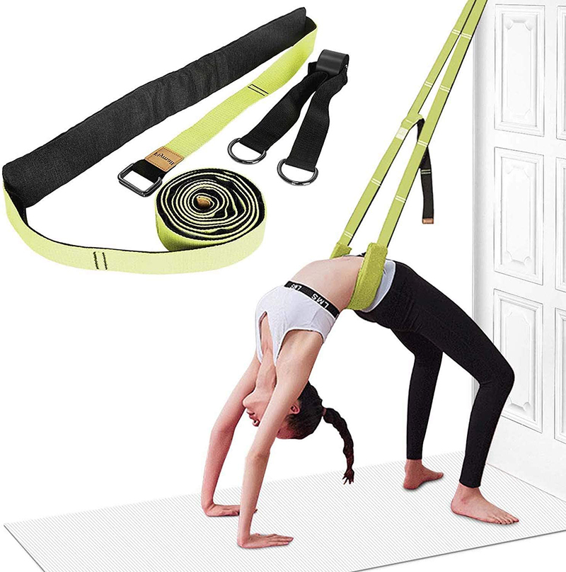 Women Back Bend Assist Trainer Yoga Fitness Straps Flexibility Stretching Band 