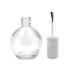 75ml ball shape empty glass bottle large size nail polish bottles