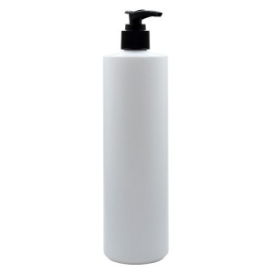 500ml white plastic shampoo sanitizer GEL bottle with pump