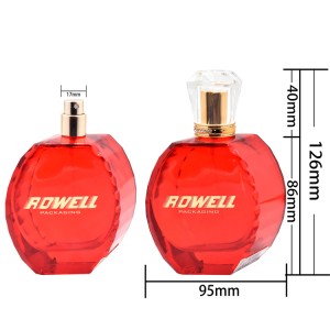 80ml perfume diffuser glass bottle with gasbag sprayer