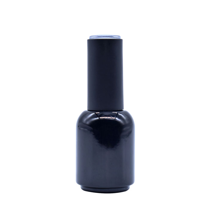 20ml empty nail polish bottles shiny black UV GEL polish glass bottle Featured Image