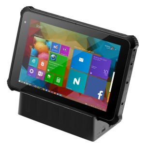 POE RJ45 RS232 NFC pos desktop Windows OS Rugged Waterproof Tablet computer i100