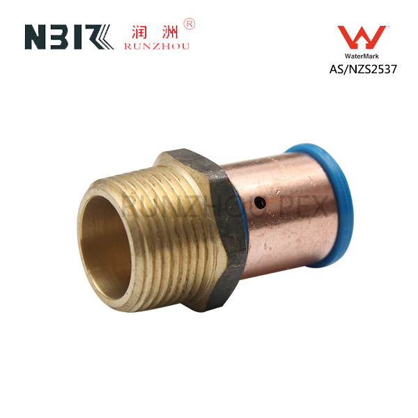 Short Lead Time for Ss Crimp Fittings For Pex Al Pex Pipe -
 Male Straight Connector – RZPEX