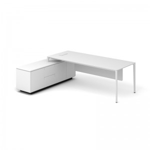 SAOSEN BRAND EXECUTIVE DESK/OFFICE TABLE/PRESIDENT DESK  WITH POWDER COATED MDF /ITALIAN QUALITY