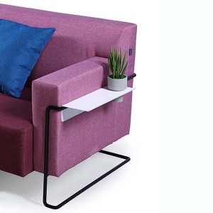 Neofront sofa and stool/ modern office fabric sofa