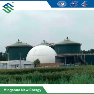 2019 High quality Biogas Plant For Restaurants - Enamel Large-Scale Anaerobic Digester Plant for Kitchen Waste Treatment – Mingshuo