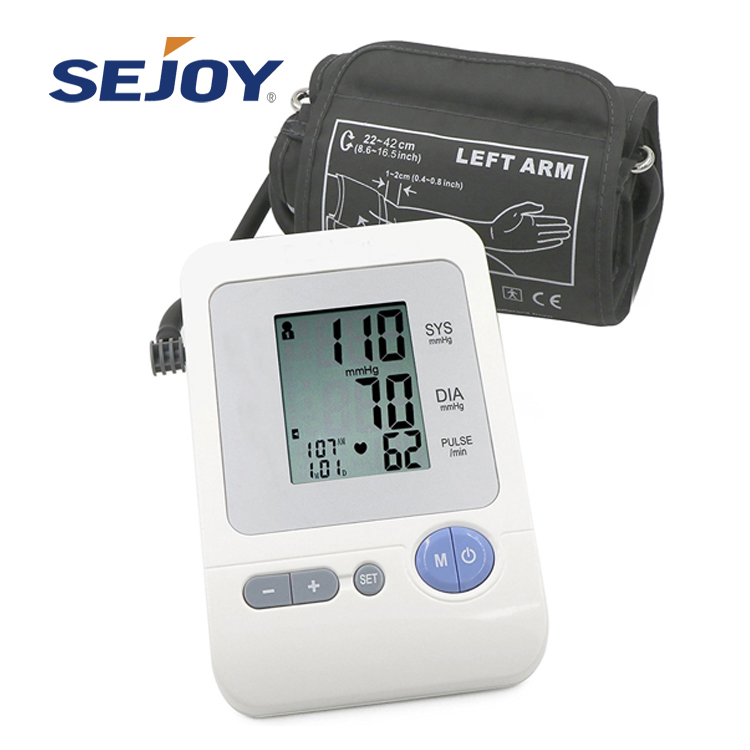 Free sample for Pump Breast - Professional Digital Electronic Sphygmomanometer Blood Pressure Monitor – Sejoy Electronics