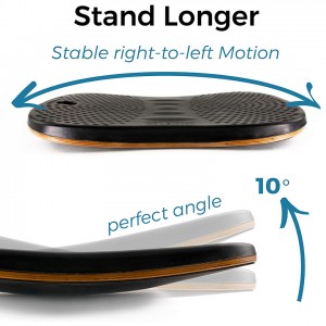 Butterfly Shape Balance Board Wobble Board for Standing Desks Anti-Fatigue Mats