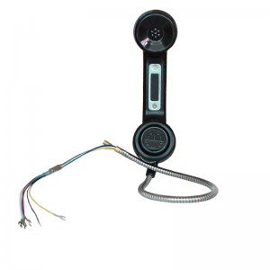 Manufacturer for Handset Metal Hook - Waterproof industrial rugged IP 65 G-style kiosk Telephone Handset A15 – Siniwo