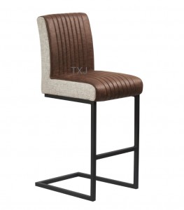 TXJ BS-2120 Barstool Made by Square mental tubes with black powder coating