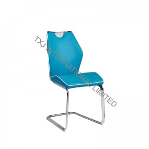VOX PU Dining Chair With Chromed Frame