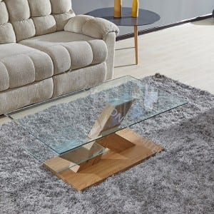 TT-1741 Tempered Glass Coffee Table