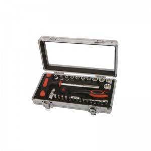 Factory wholesale 77pcs Tool Set - TCA-037A-231 Aluminum Case with Socket set – Sky Hammer
