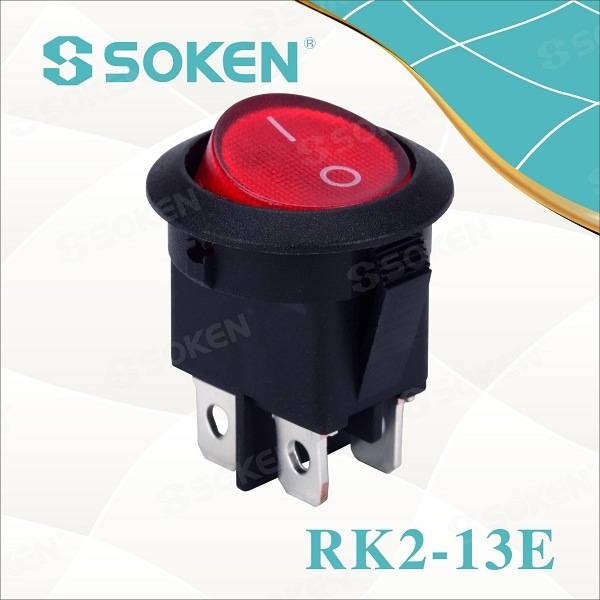 4 Pins Round Rocker Switches/3 Position Switch 16A 250V