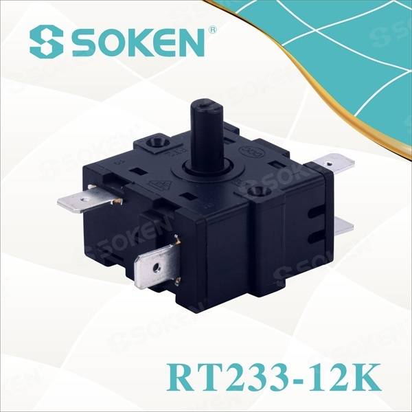 Nylon Rotary Switch with 7 Positions (RT233-12K)