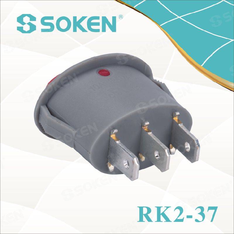 Rk2-37A Oval Rocker Switch