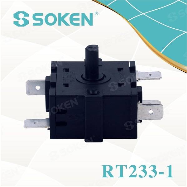 Soken Breams 4 Position Rotary Cam Switch 16A 250V Rt233-1