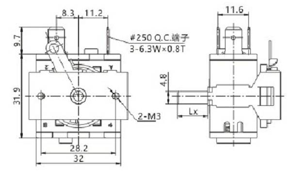 Interruptor rotatiu d'escalfador de cadena de corda de 8 posicions Soken Bremas 16A