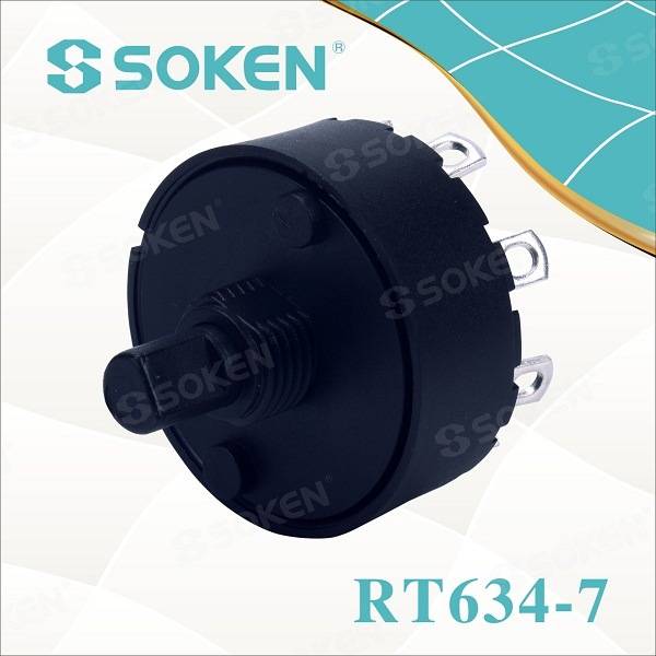 Soken Juicer Rotary Switch 2-8 Position 6 (4) a T85