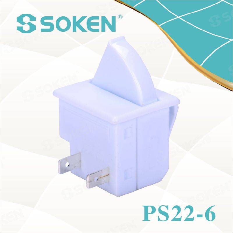 Soken Refrigerator Door Lamp Push Button Switch PS22-6
