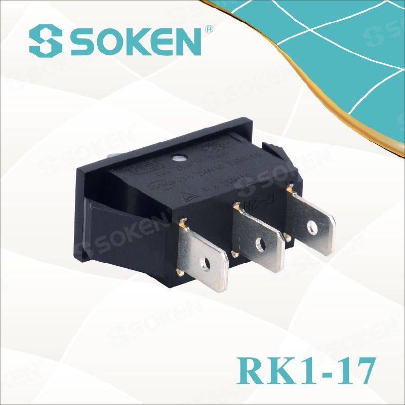 Soken Rk1-17 1X1n on off Illuminated Rocker Switch