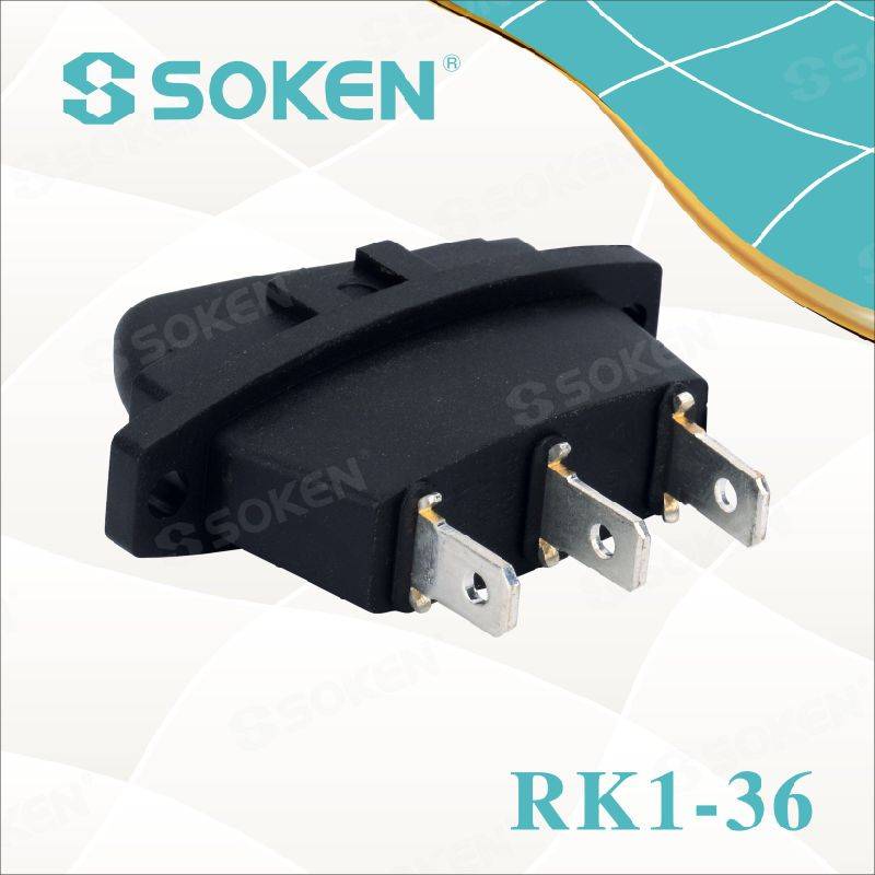 Soken Rk1-36 1X1n encendido apagado Interruptor basculante iluminado