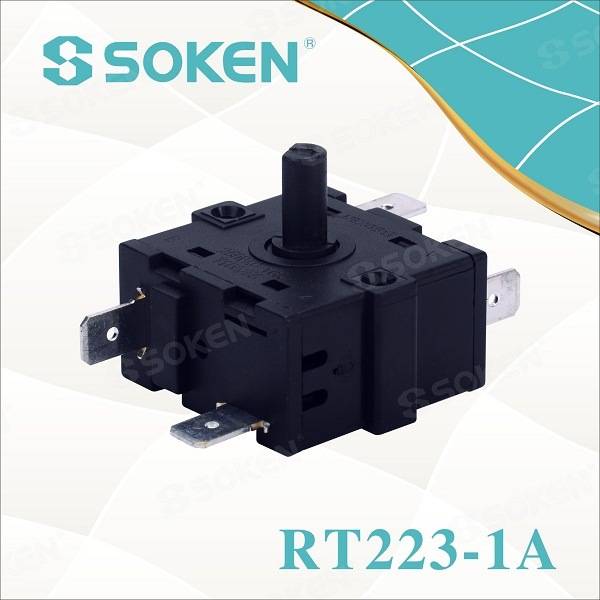 Soken VAC Oven 5 Position Rotary Encoder Switch Ktl 16A