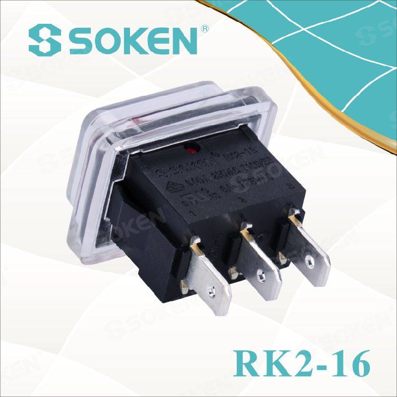 Sokne Rk2-16 1X1n Waterproof on off Rocker Switch