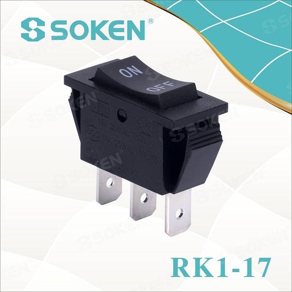 I-UL idweliswe kwi-Rocker Switch 16A 250VAC T100/55