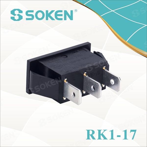 UL გამორთულია Rocker Switch 16A 250VAC T100/55-ზე