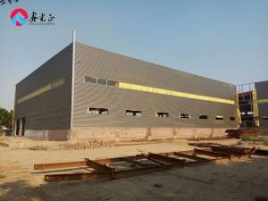 High quality hot dipped galvanized Fabrication steel structural industrial frame workshop shed factory building