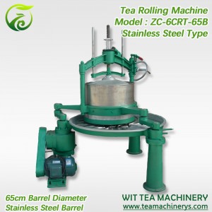 Factory wholesale Withering Rack - 65cm Drum Double Arm Tea Leaf Roller Machine ZC-6CRT-65B – Wit Tea Machinery