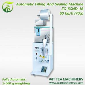 Poluautomatski stroj za punjenje i zatvaranje vrećice MatchaTea ZC-6CND-16