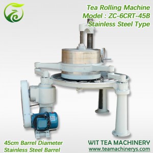 New Delivery for Tea Kneading Machine Process Of Making Tea Leaves - 45cm Diameter Drum Tea Twister Machine ZC-6CRT-45B – Wit Tea Machinery
