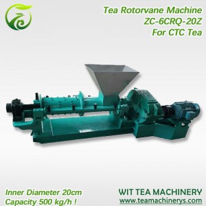 Factory Outlets Mini Tea Dryer Machine - CTC Tea Rotorvane Machine Rotorvance Black Tea Machinery ZC-6CRQ-20Z – Wit Tea Machinery