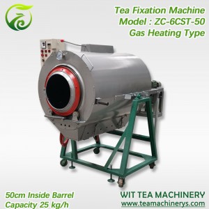 50cm mucas šķidras gāzes sildīšanas zaļās tējas fiksācijas mašīna ZC-6CST-50