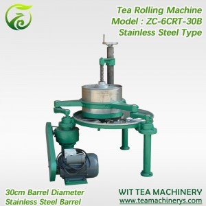 Good Wholesale Vendors Black Tea Dryer - 30cm Diameter Barrel Small Tea Roller Machine ZC-6CRT-30B – Wit Tea Machinery