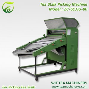 Les tiges de thé automatiques ramassent les machines ZC-6CJJG-80 de ramasseur de tiges de thé de machine