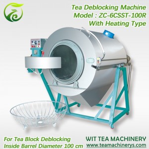 Máquina de desbloqueo e filtro de té quente de aire quente ZC-6CSST-100R