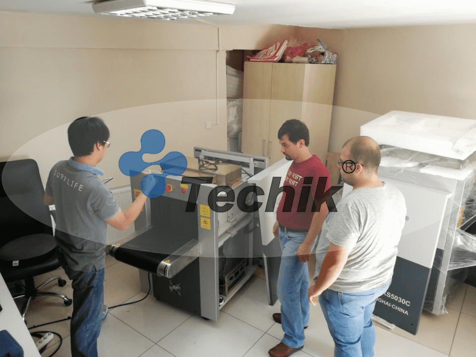 Techik Site Training For X-ray baggage scanner and metal detector