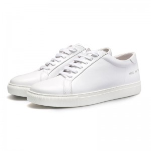 Sheepskin lining Lace Up Shoes for Both Women and Men size 35 to 46 white color