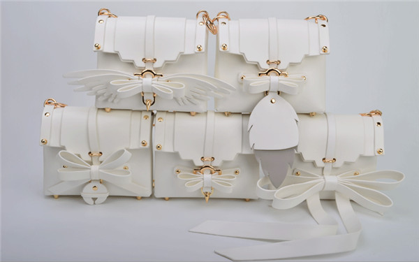 Most Popular White Synthetic Leather Bags Women’S Bag With Wings
