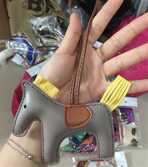 Pony Hanging Accessory Fashion Leather Accessory Women Leather Bags Accessory For Bags