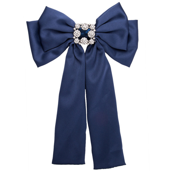 Nice Quality Famous Brand Boutonniere Women Fashion Blue Multi-Layer Ribbon Corsage