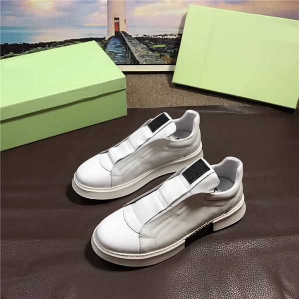 OEM Men Italian White Leather Sneakers Men Sports Shoes Size 38 To 46